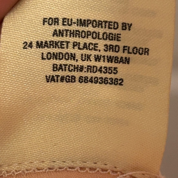 BHLDN Eva Blush chiffon Dress Size Small - Picture 10 of 13